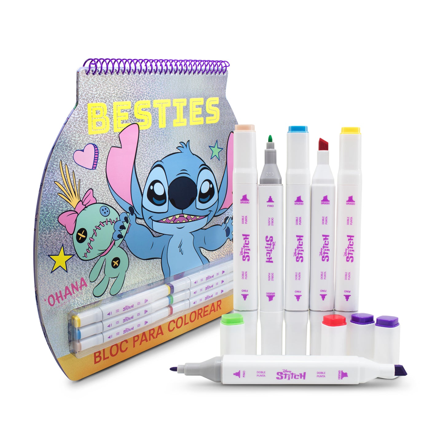 Bloc Para Colorear Lilo y Stitch