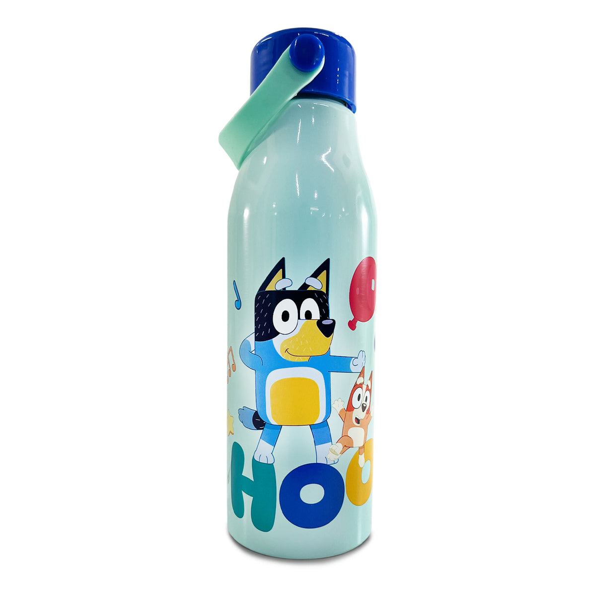 Termo de Aluminio Bluey Azul con Tapa y Asa