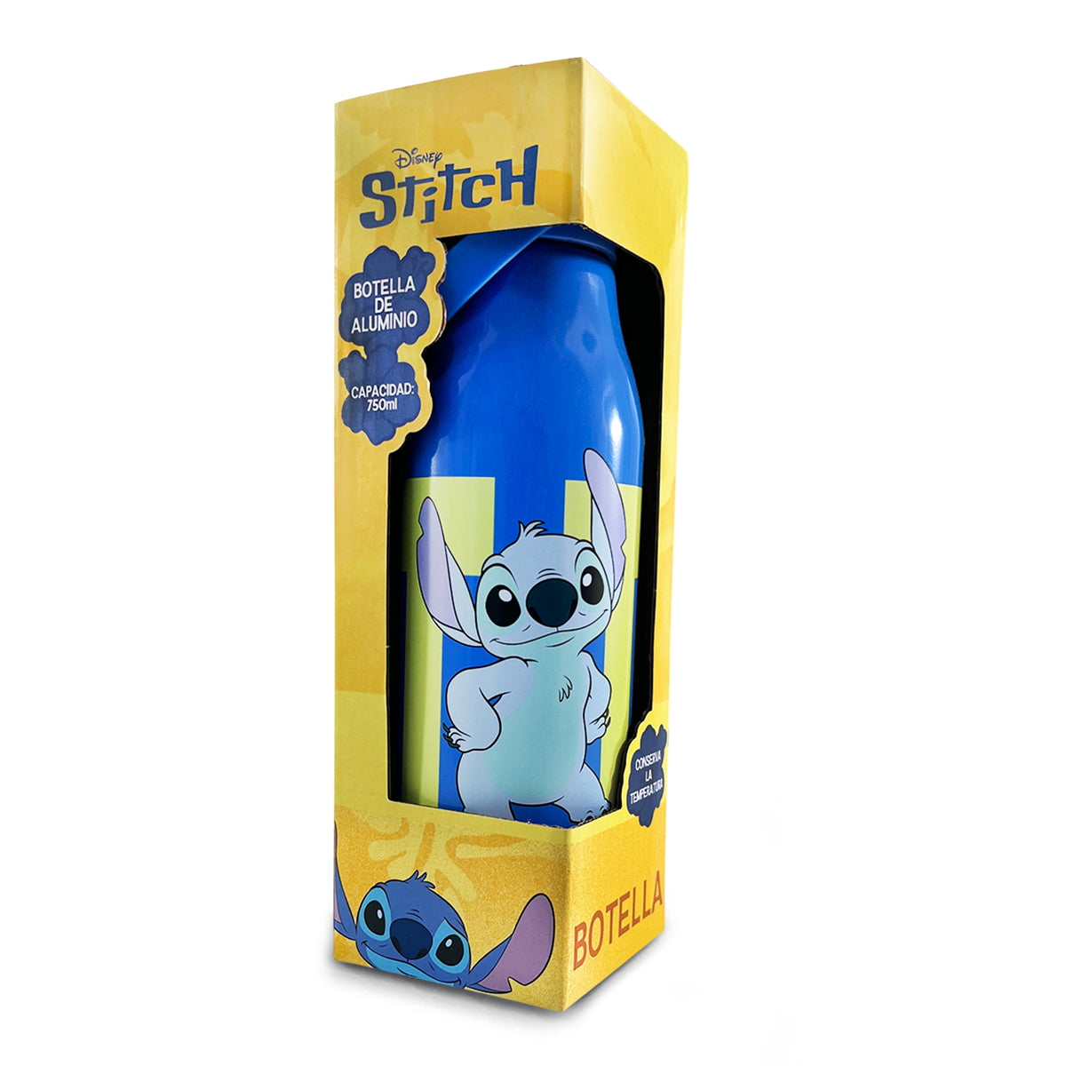 Termo Metálico de Aluminio Disney Stitch con Asa