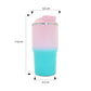 Termo de acero inoxidable bicolor rosa con azul 580 ml