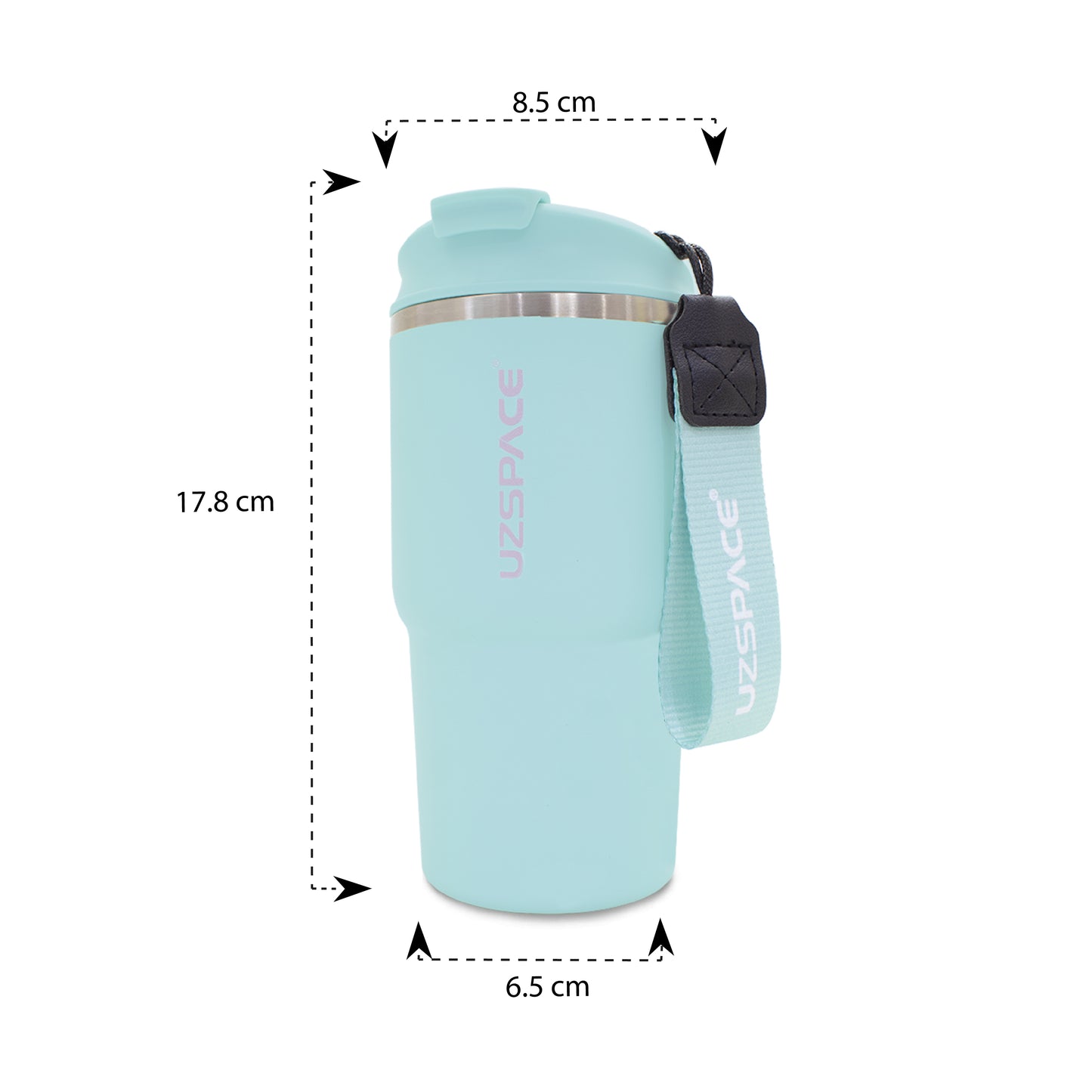 Termo de acero inoxidable azul cielo 580 ml