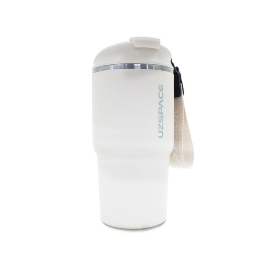 Termo de acero inoxidable blanco 580 ml