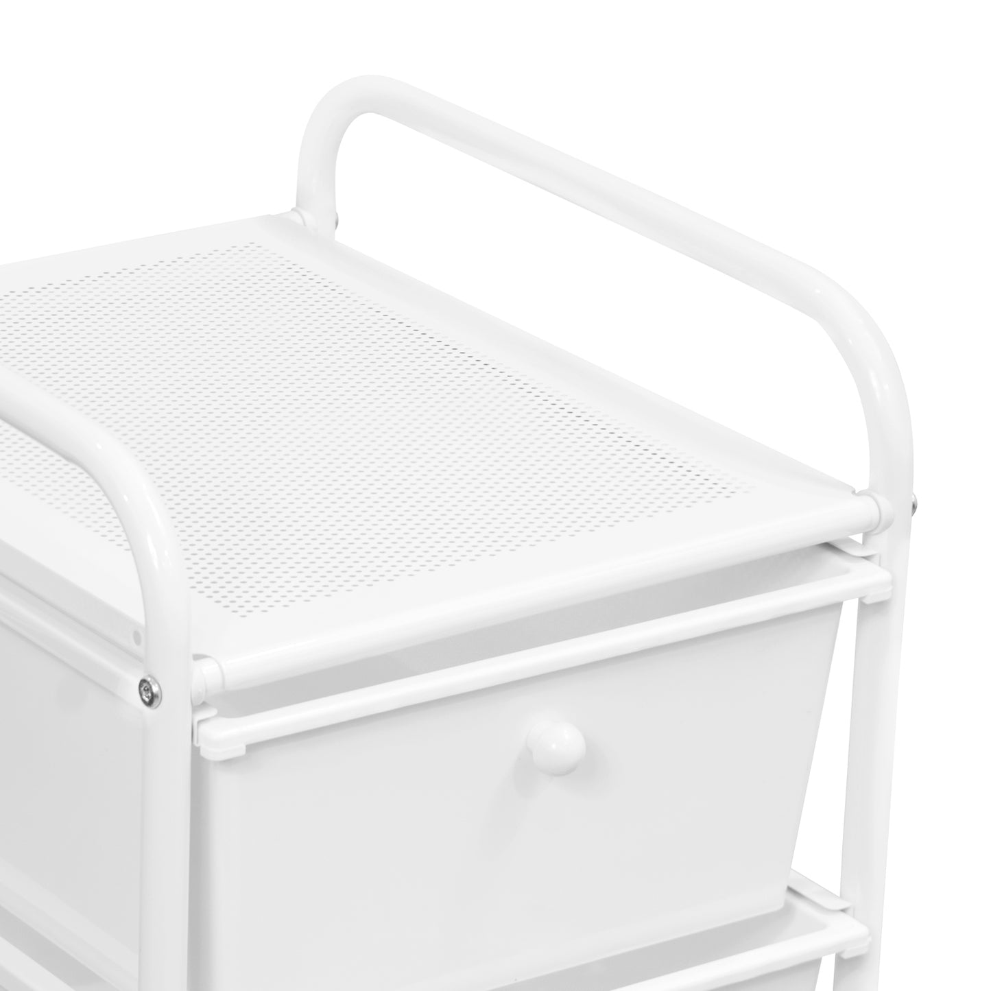 Carrito Organizador Blanco 4 cajones