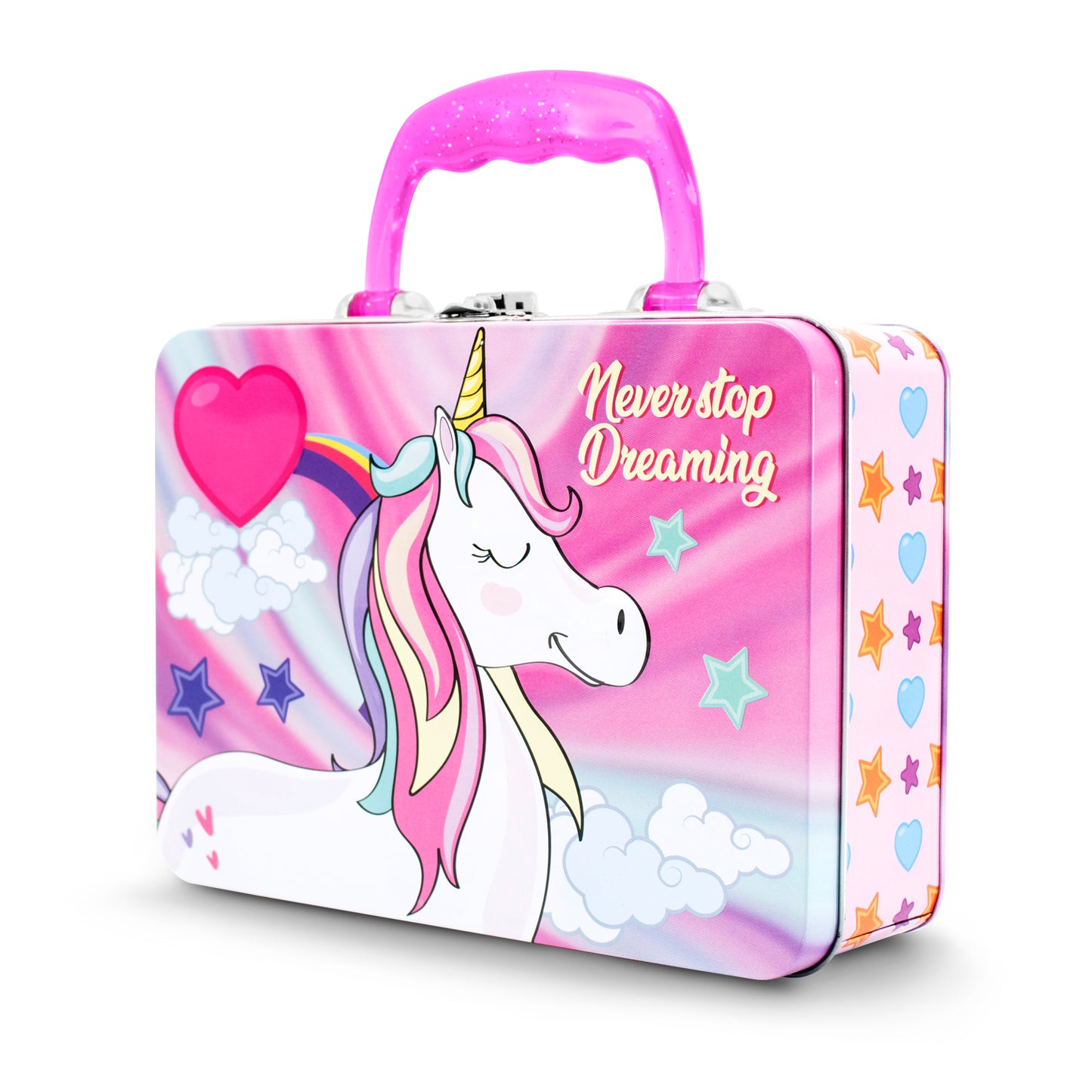 Lonchera metálica Unicornio