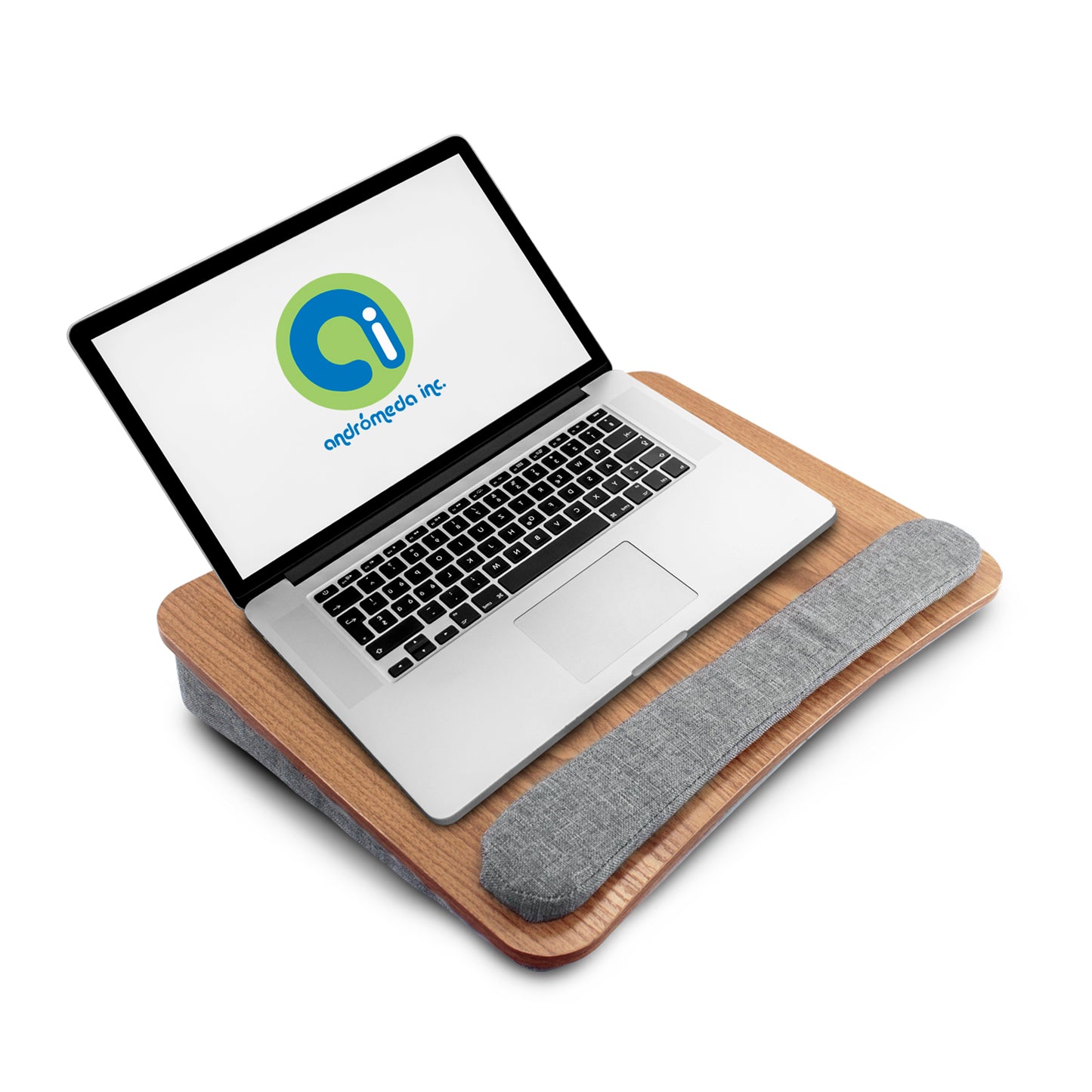 Mesa para laptop acojinada