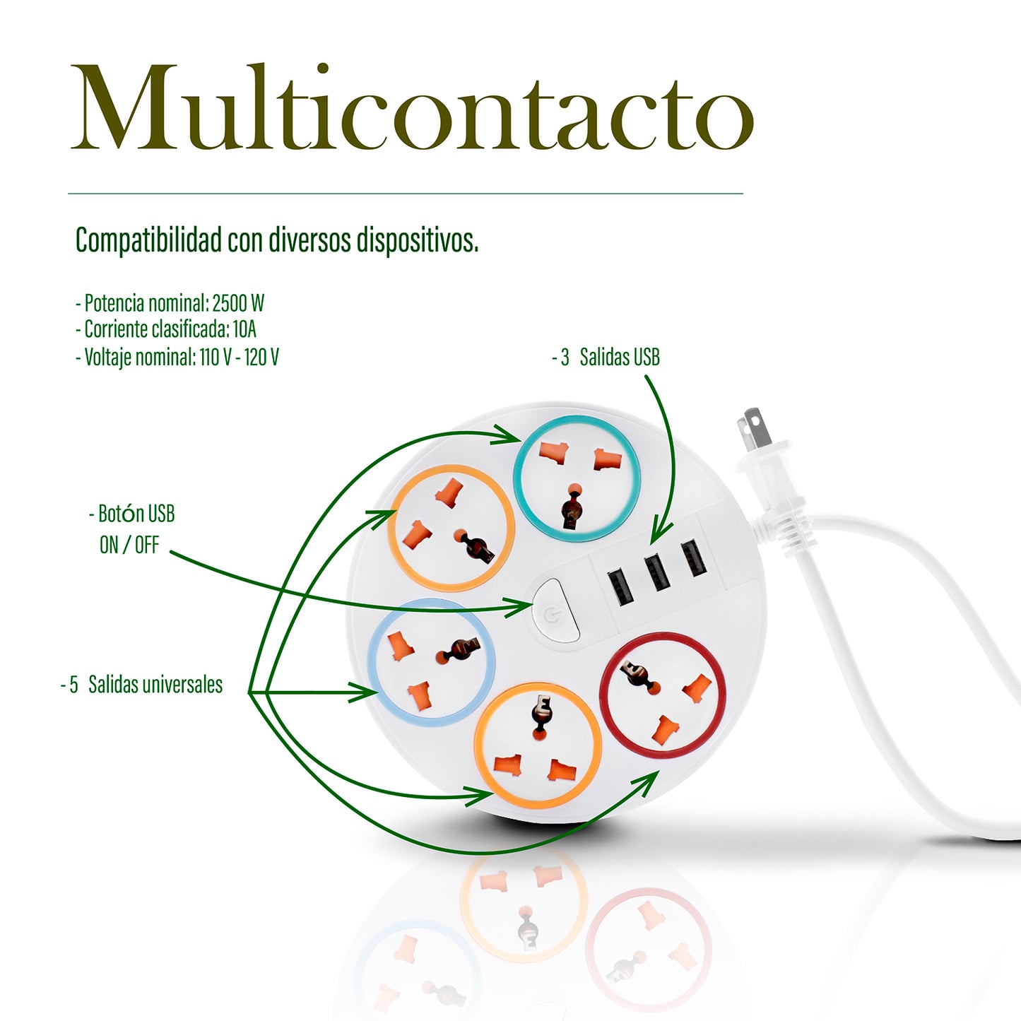Multicontacto Circular