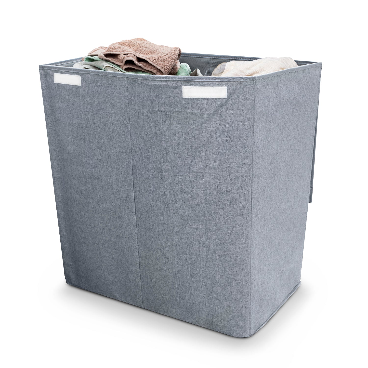 Cesta de lavandería fina con cubierta, cesto estrecho para ropa
