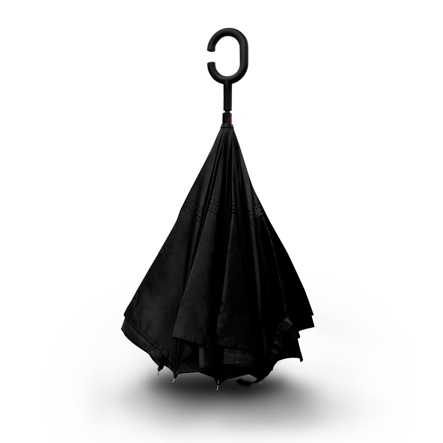 Paraguas automático invertido negro
