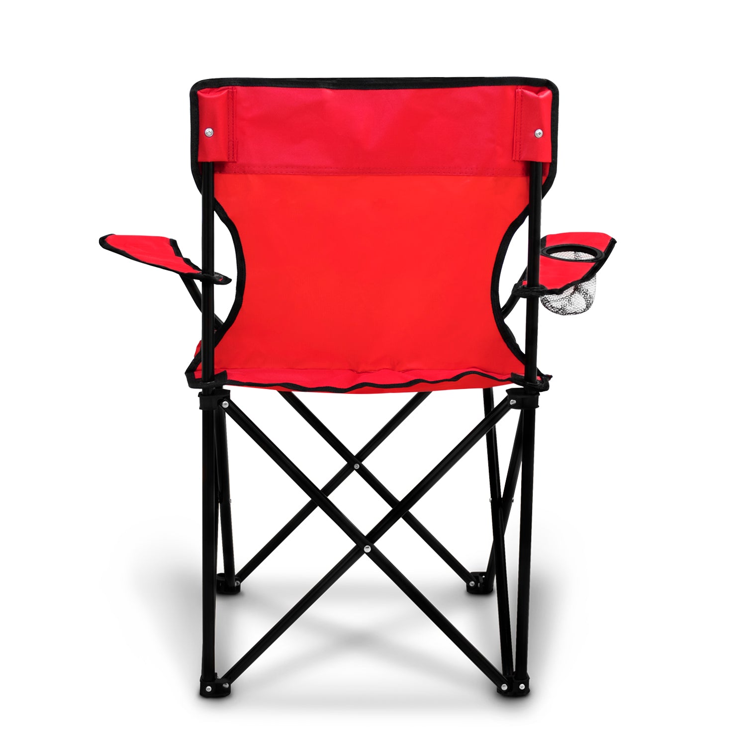  Kamp-Rite Silla de césped plegable acolchada de gran tamaño con  mesa auxiliar y portavasos, color rojo (paquete de 2) : Deportes y  Actividades al Aire Libre