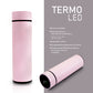Termo inteligente metálico Pantalla LED color rosa